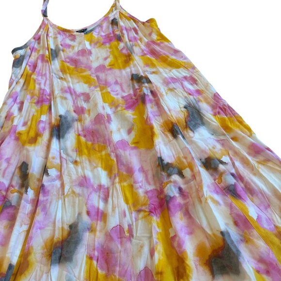 Torrid Pink and Yellow Floral Maxi Dress - Picture 5 of 13
